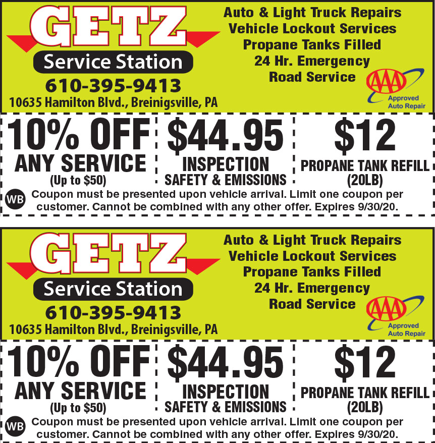 $44.95 IN INSPECTION SAFETY & EMISSIONS | Online Printable Coupons: USA