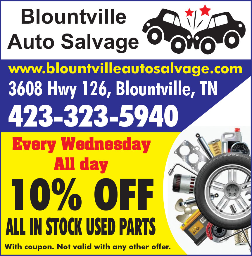 EVERY WEDNESDAY ALL DAY 10 OFF ON ALL IN STOCK USED PARTS Online