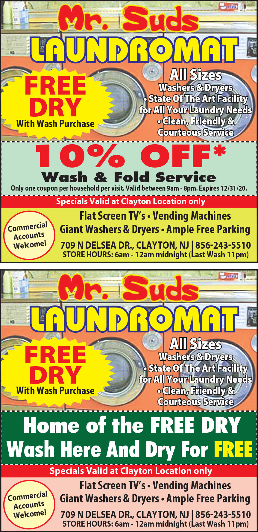 MR SUDS LAUNDROMAT