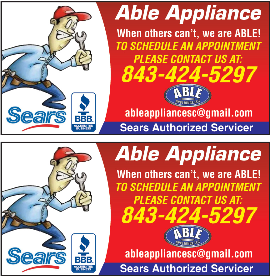 ABLE APPLIANCE Online Printable Coupons USA Local Free Printable