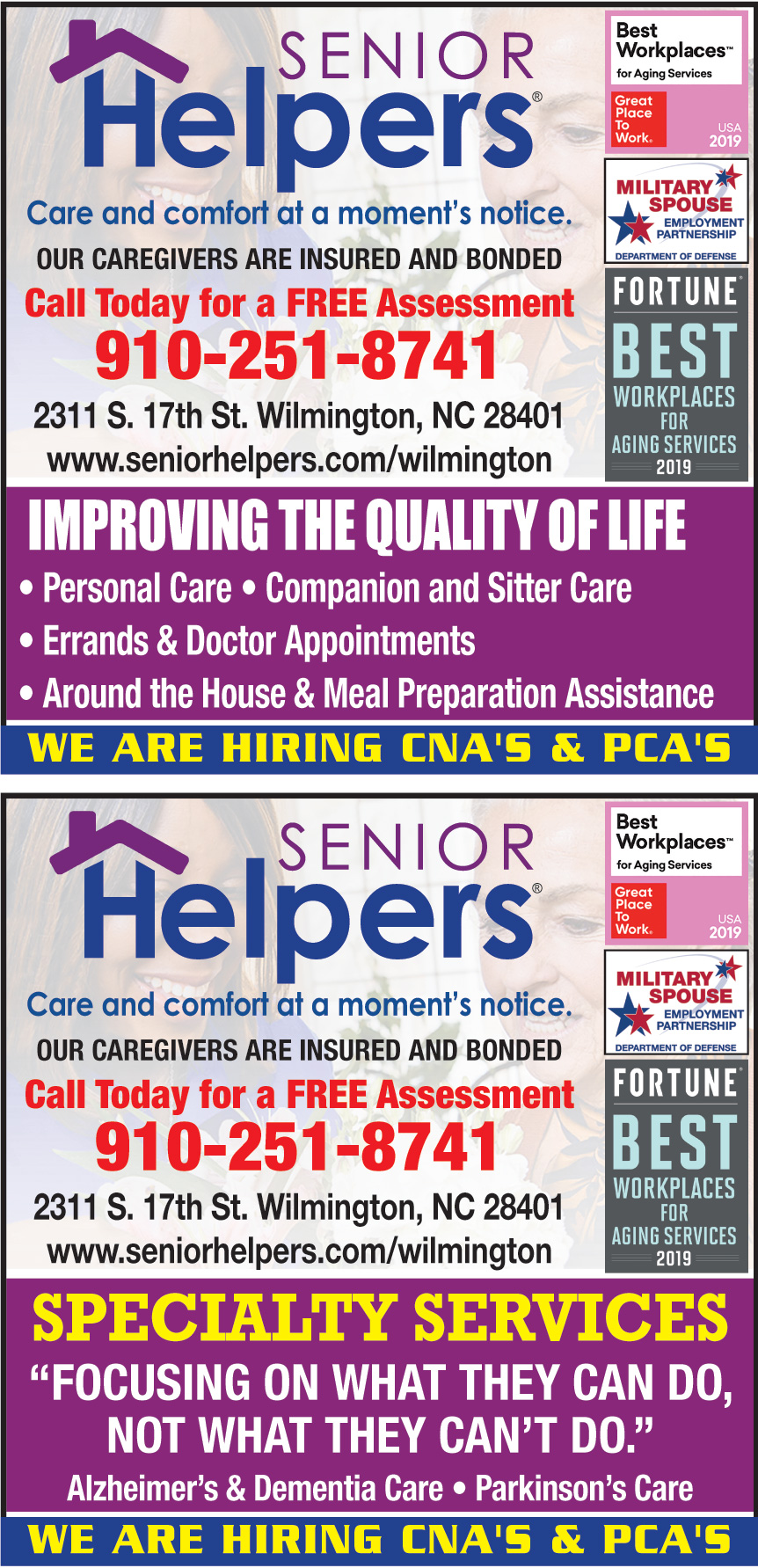 SENIOR HELPERS