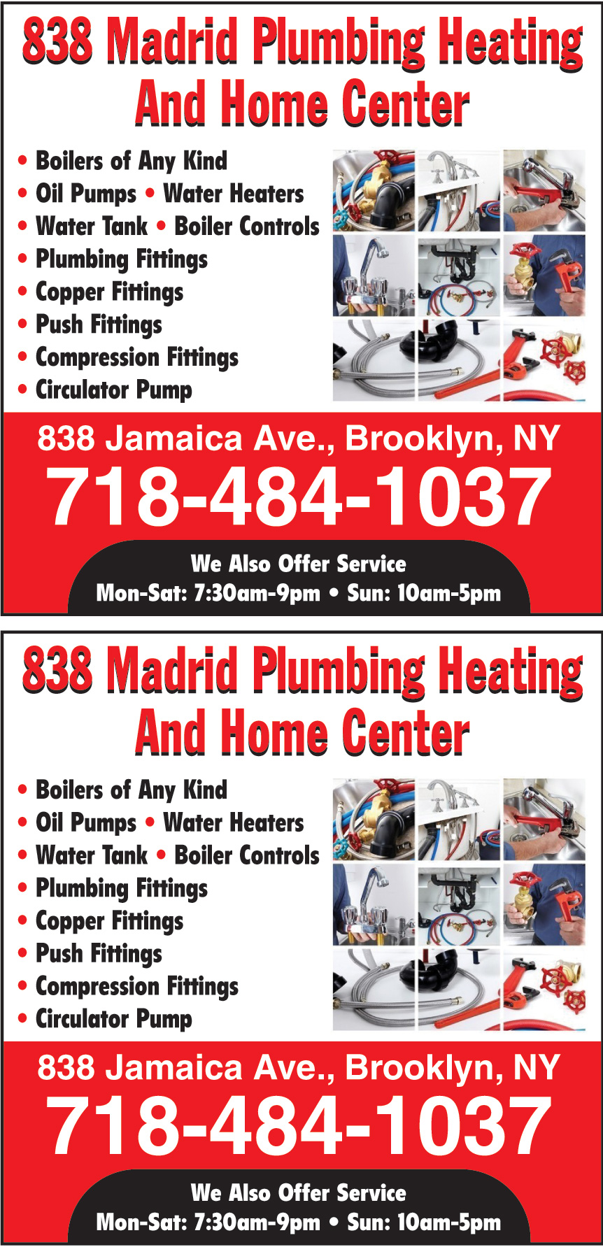 838 MADRID PLUMBING