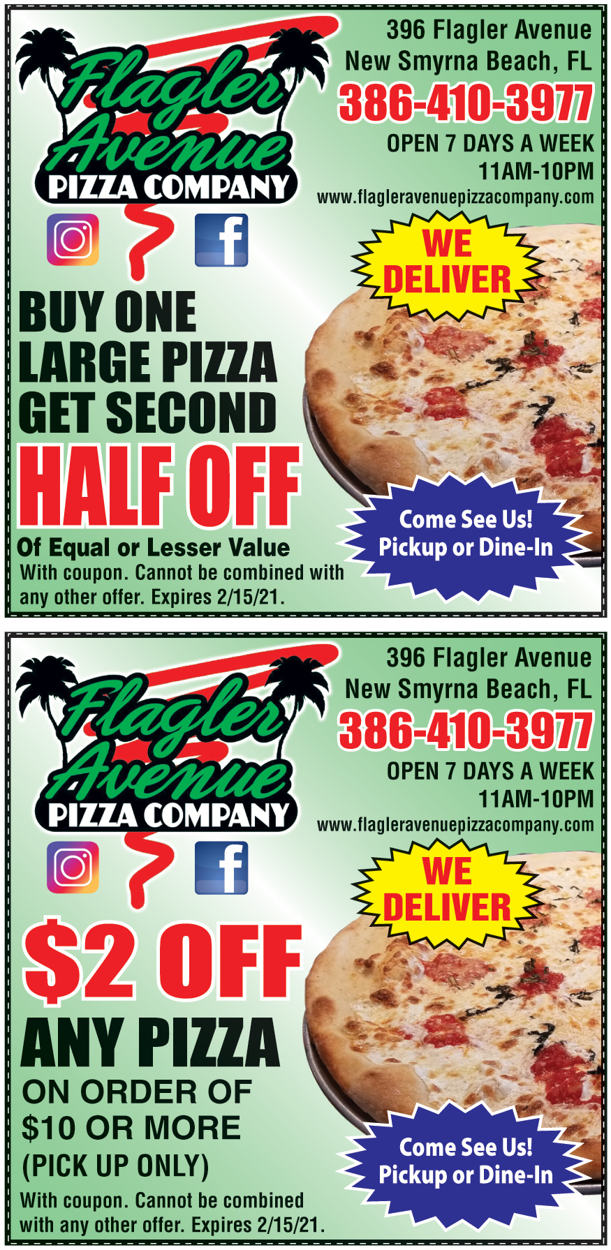FLAGLER AVENUE PIZZA