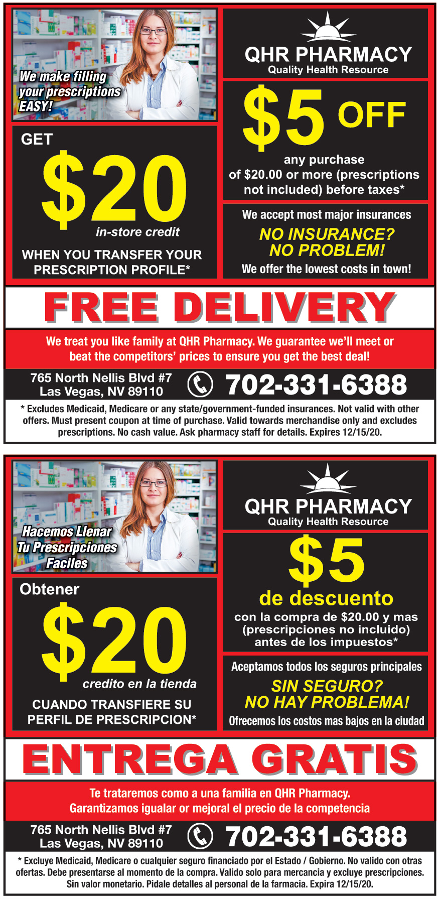 QHR PHARMACY