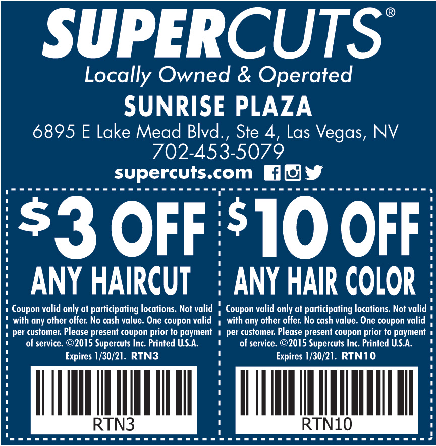 Printable Supercuts Coupon Printable Blank World
