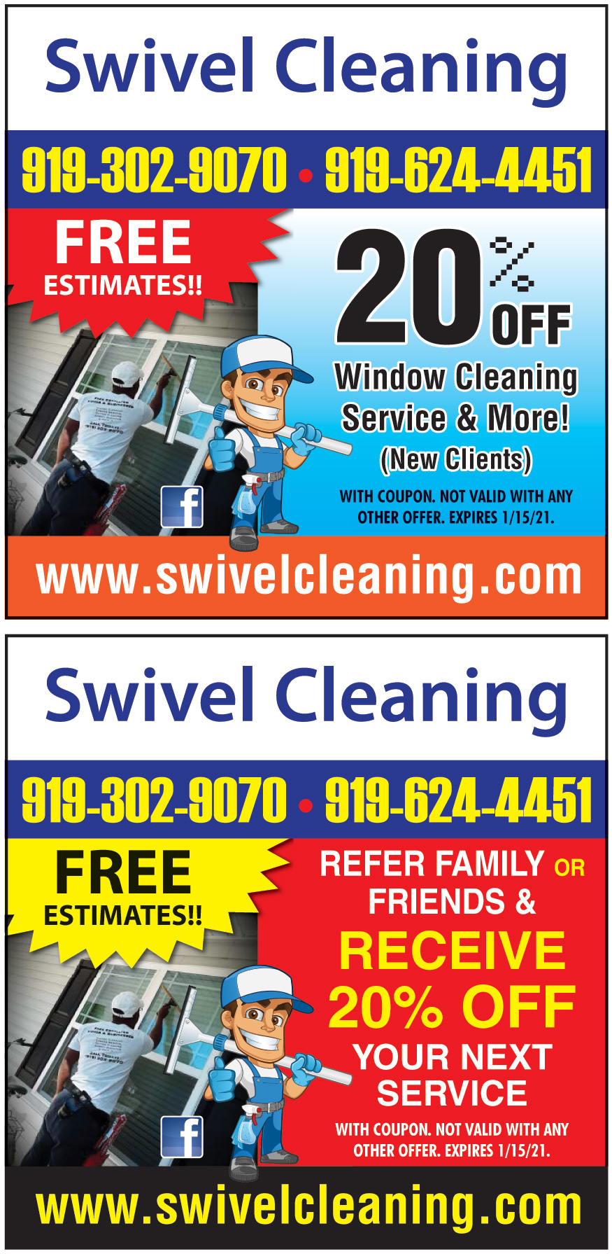 SWIVEL CLEANING