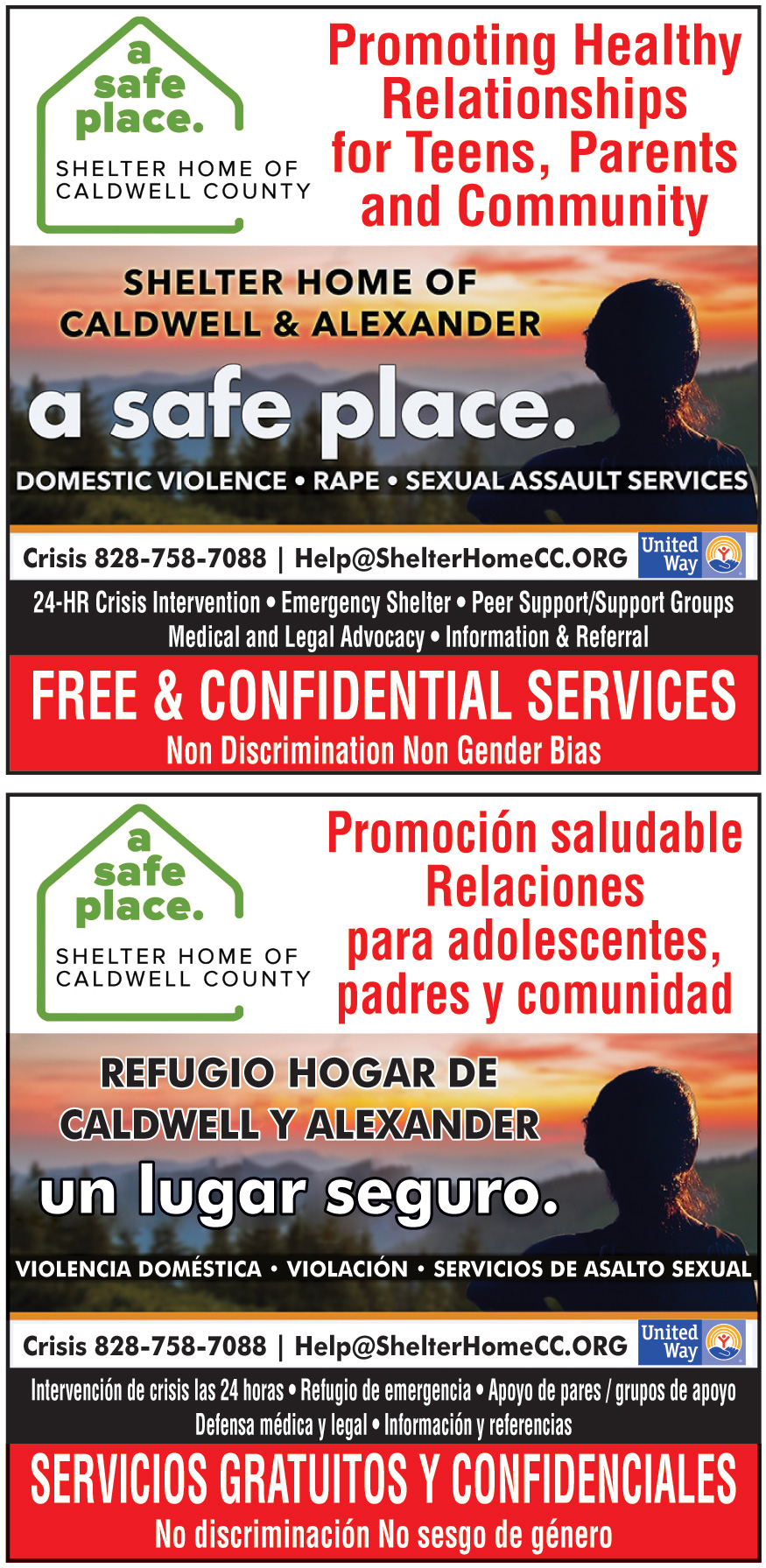 SHELTER HOME OF CALDWELL