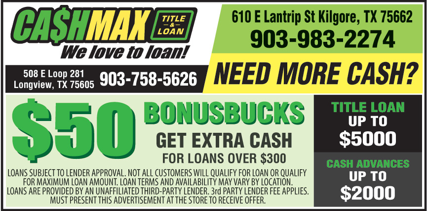 CASHMAX TITLE AND LOAN