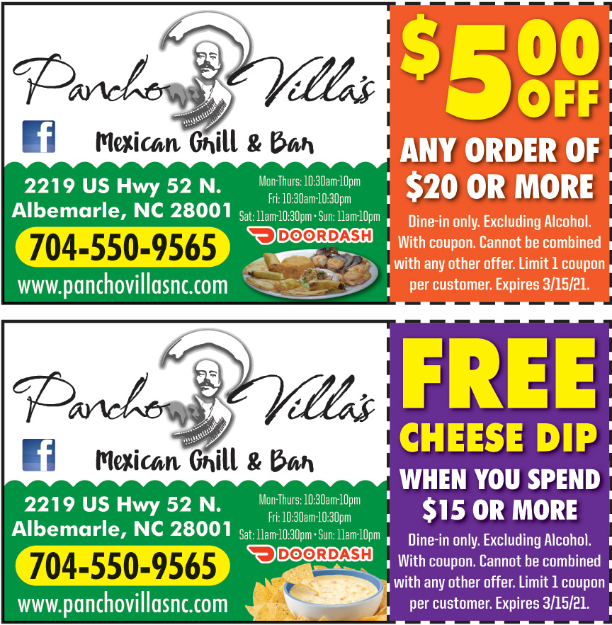 PANCHO VILLAS OF ALBEMARL