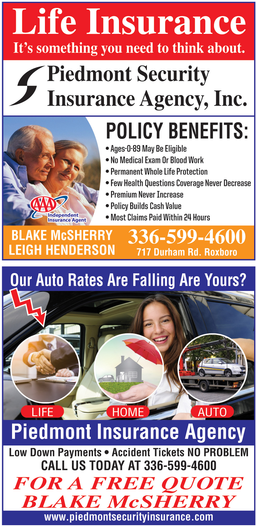 PIEDMONT SECURITY INSURAN