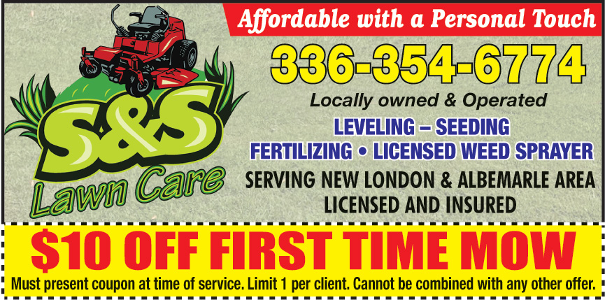 S AND S LAWN CARE