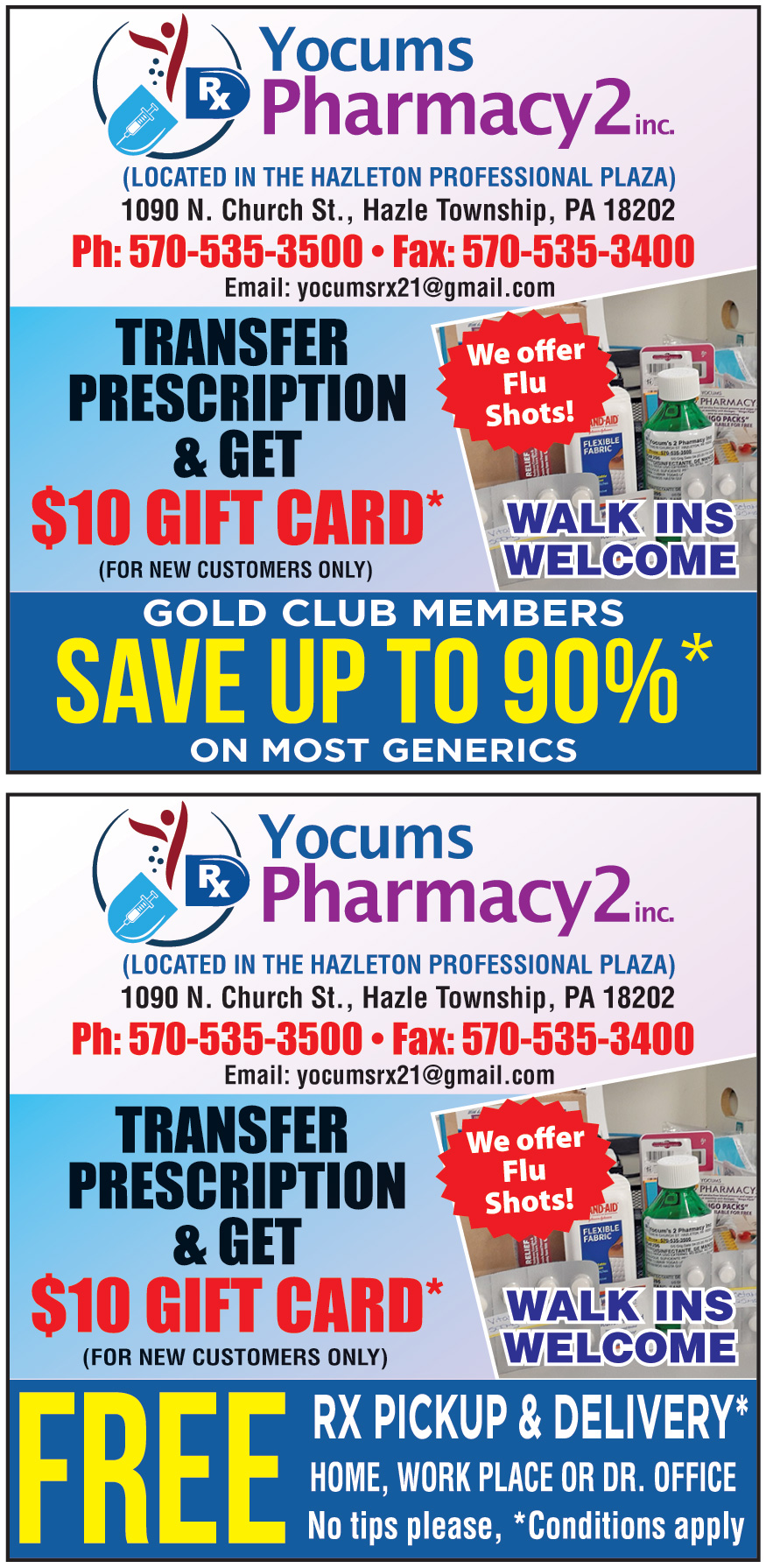 YOCUMS PHARMACY 2 INC