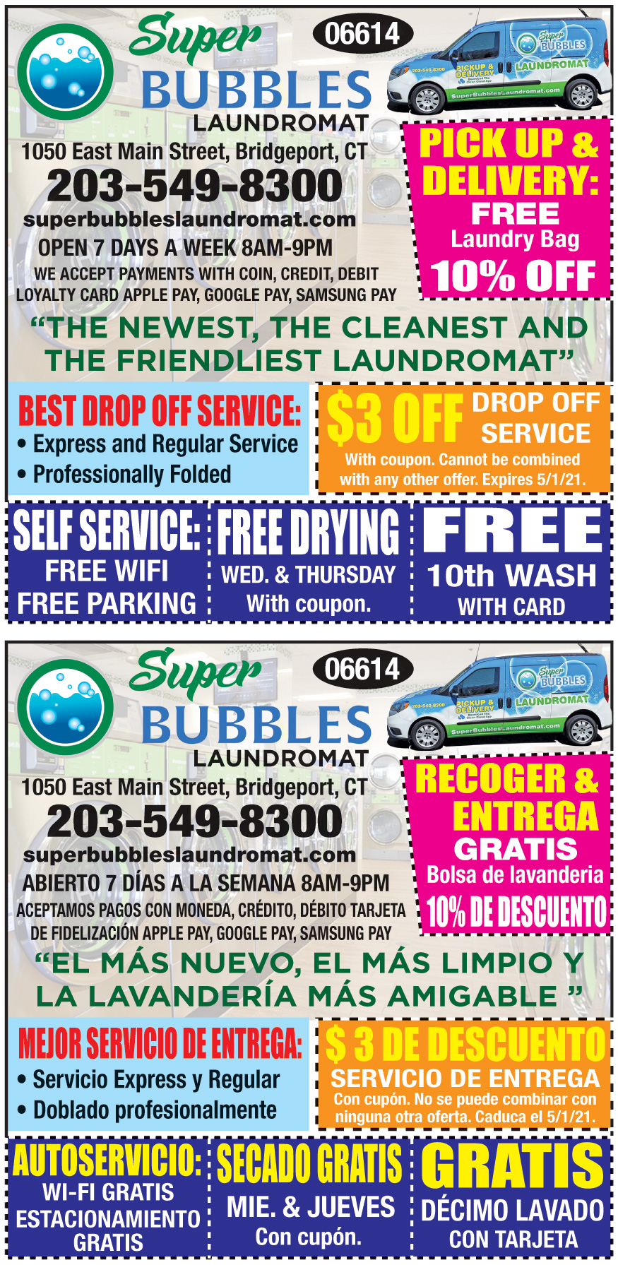 SUPER BUBBLES LAUNDROMAT
