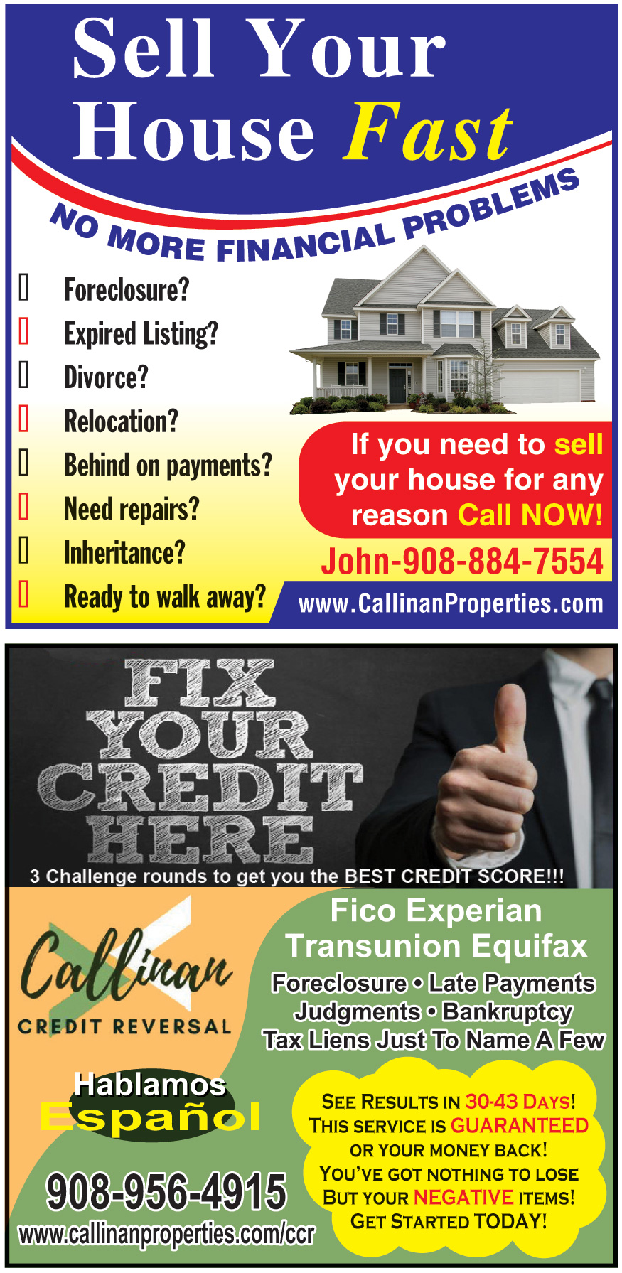 CALLINAN PROPERTIES LLC