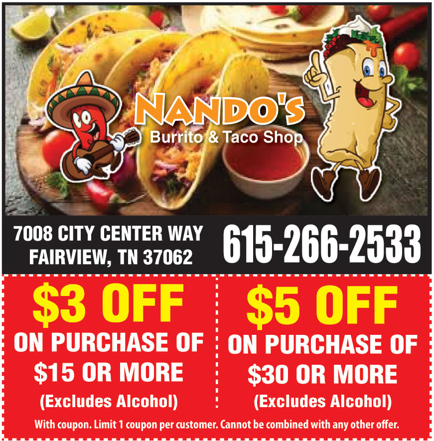 NANDOS BURRITO AND TACO