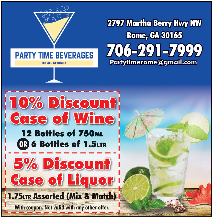 PARTY TIME BEVERAGES