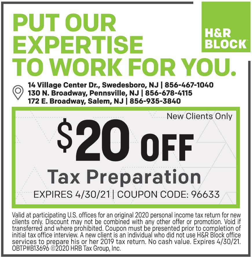  20 OFF ON TAX PREPARATION Online Printable Coupons USA Local Free 