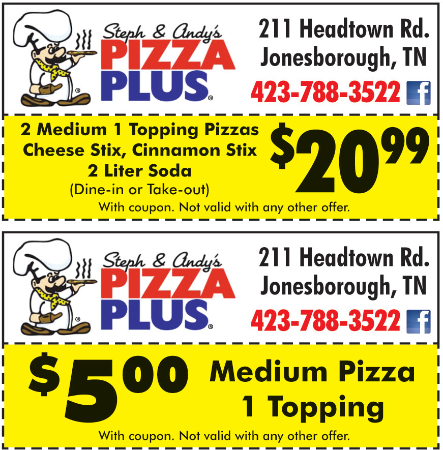 $5.00 IN MEDIUM PIZZA 1 TOPPING | Online Printable Coupons: USA Local ...