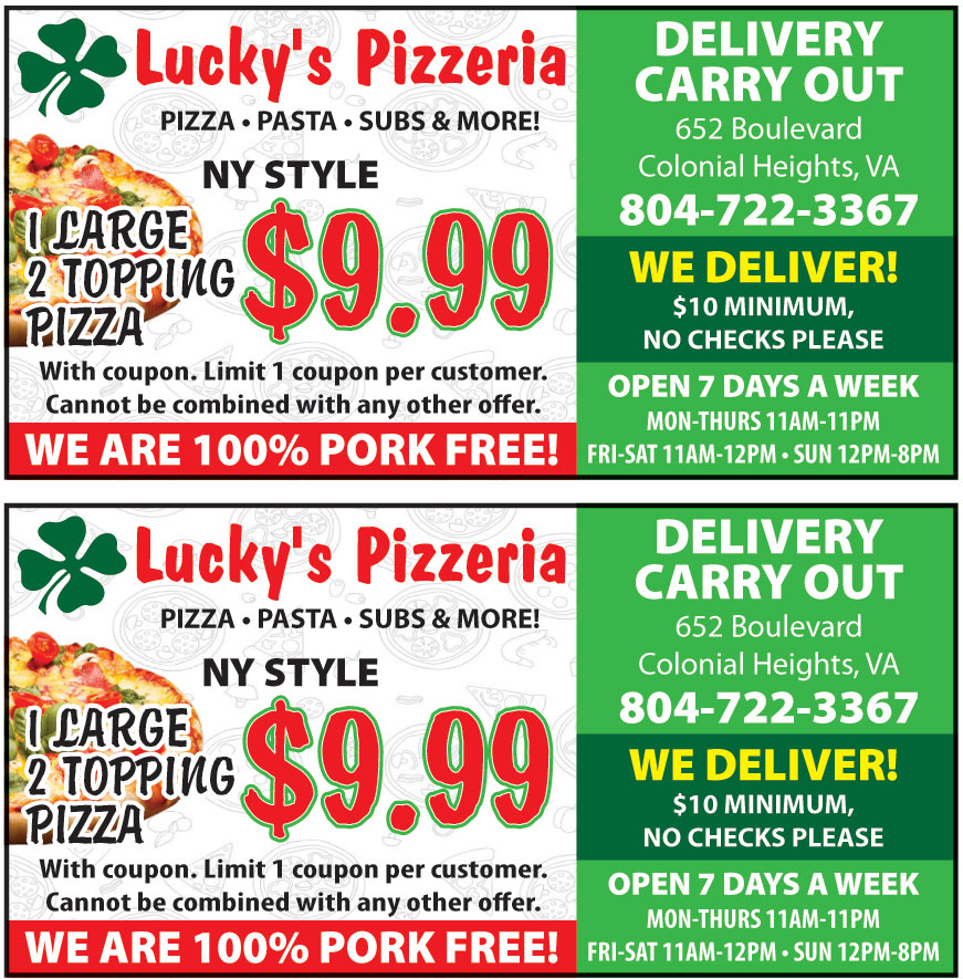 LUCKYS PIZZERIA OF COLONI