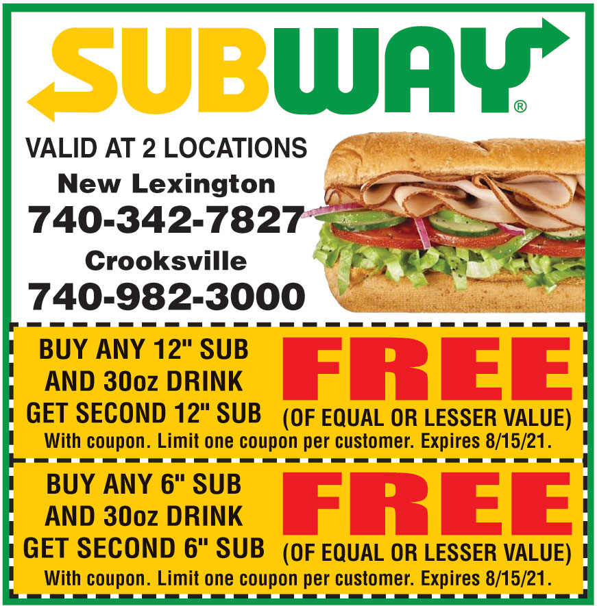 2 REGULAR FOOTLONG FOR 10.00 Online Printable Coupons USA Local