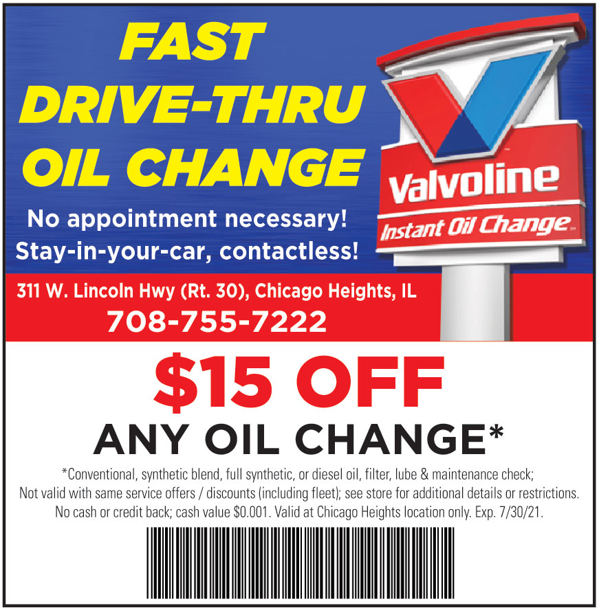 15 OFF ON ANY OIL CHANGE Online Printable Coupons USA Local Free