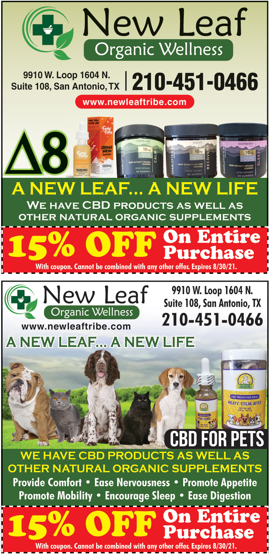 NEW LEAF ORGANIC WELLNESS