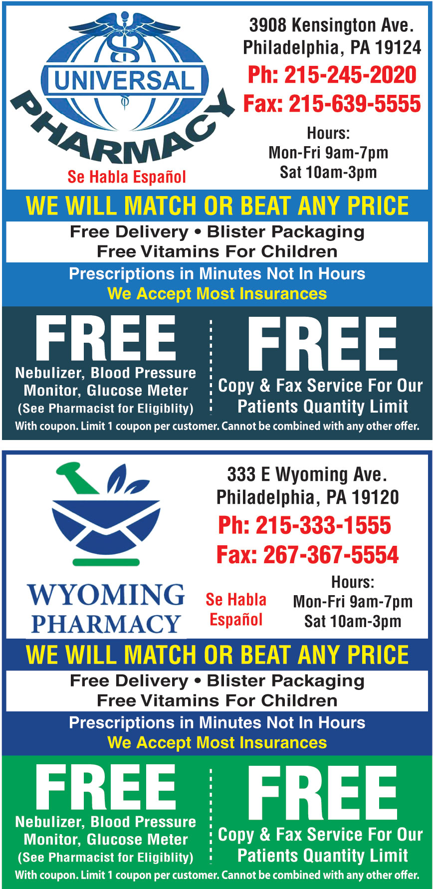UNIVERSAL PHARMACY