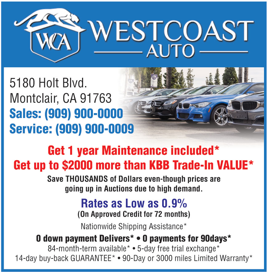 WESTCOAST AUTO SALES