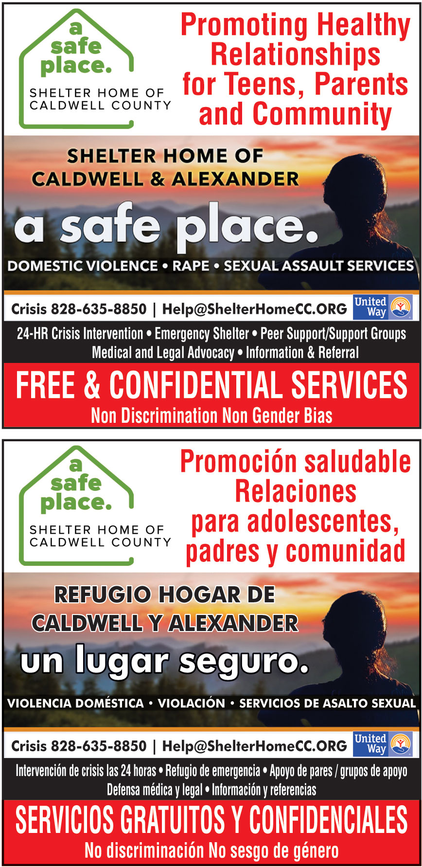 SHELTER HOME OF CALDWELL