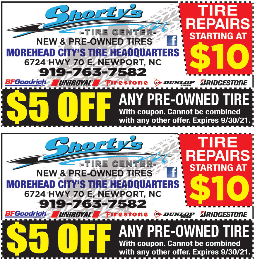 5 OFF ON ANY PREOWNED TIRE Online Printable Coupons USA Local Free