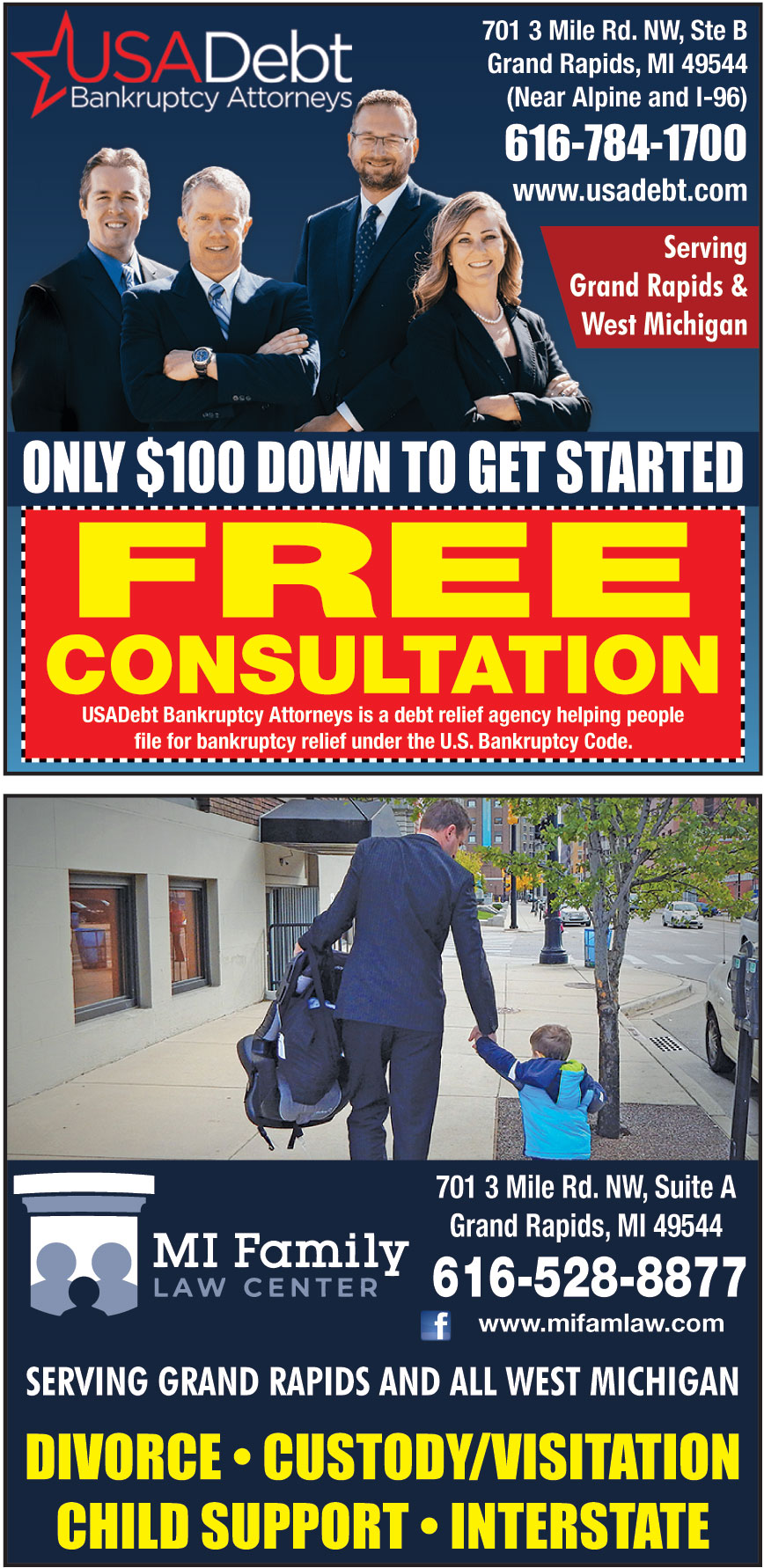 USADEBT BANKRUPTCY ATTORN