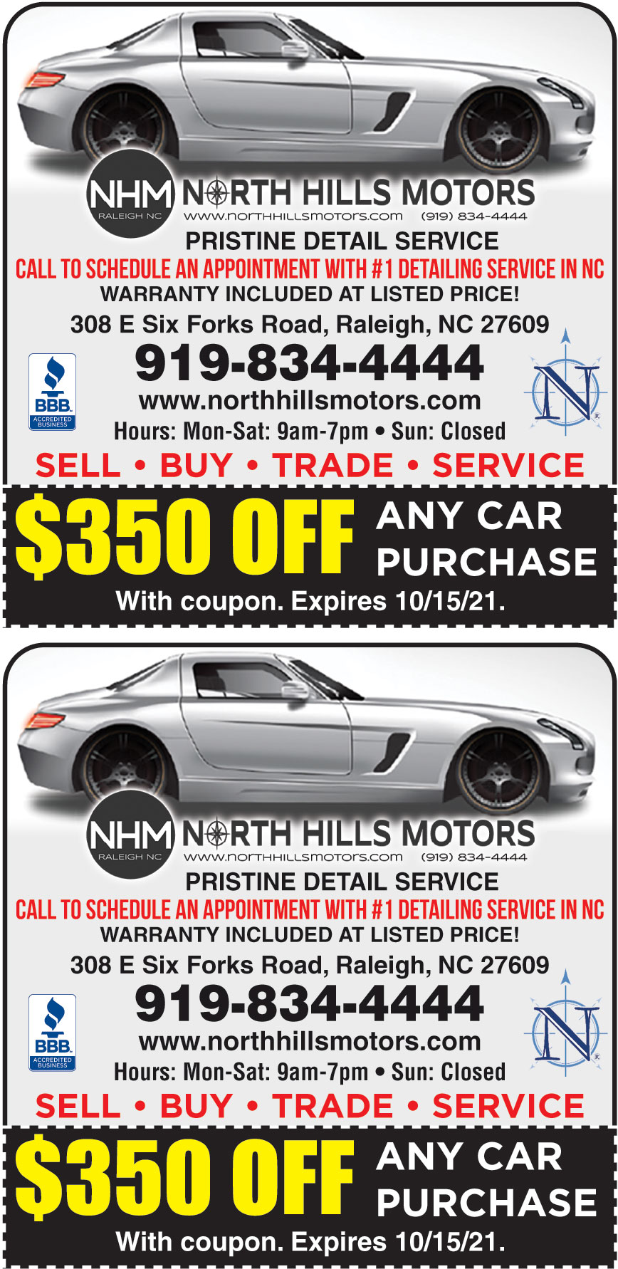 NORTH HILLS MOTORS