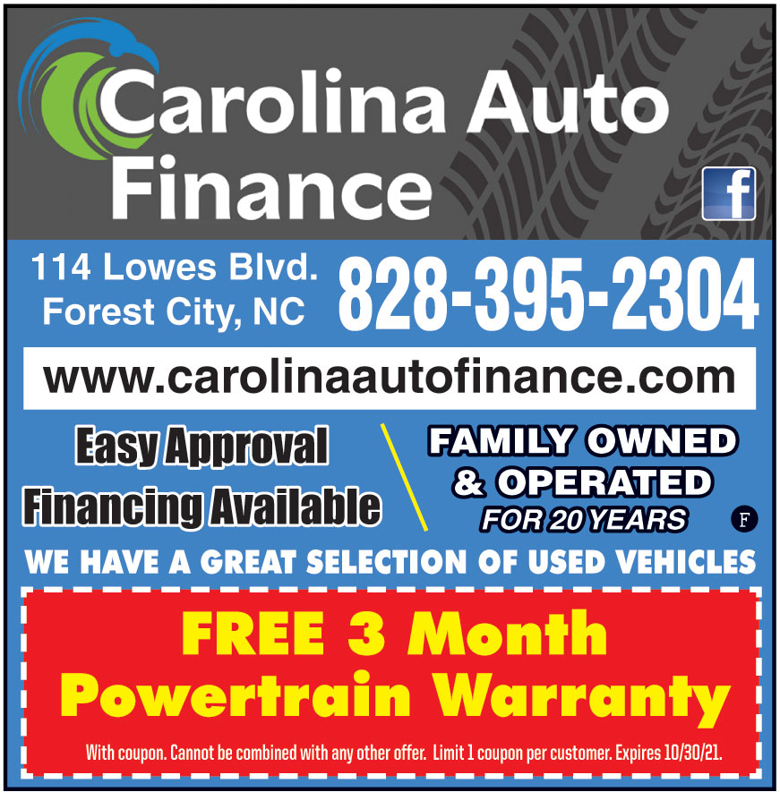 CAROLINA AUTO FINANCE