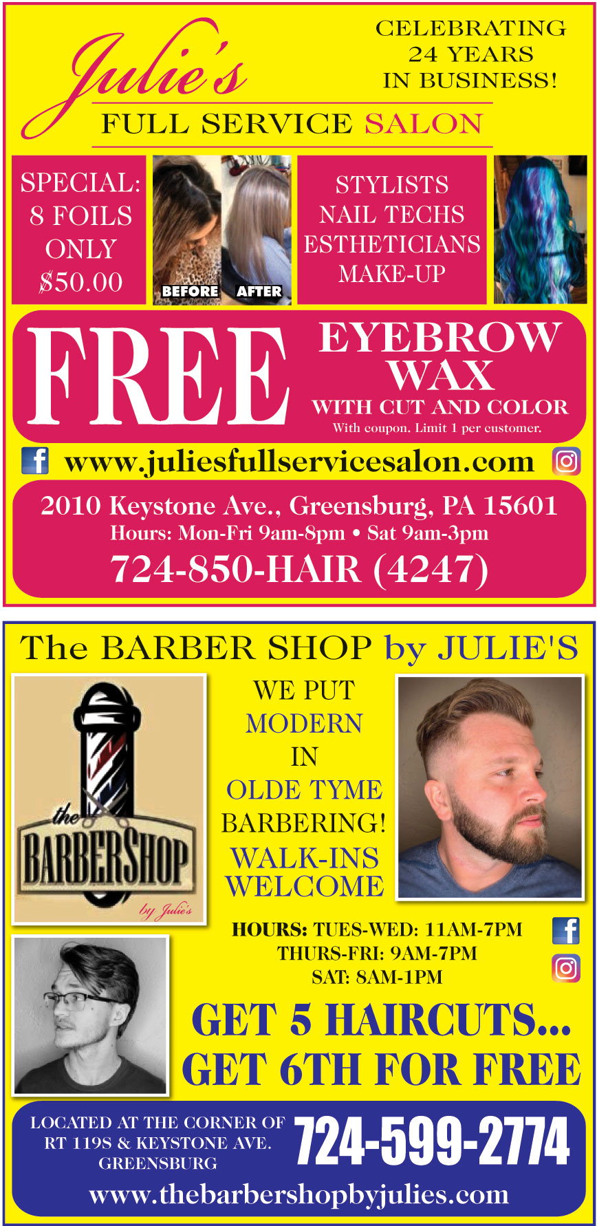 JULIES FULL SERVICE SALON
