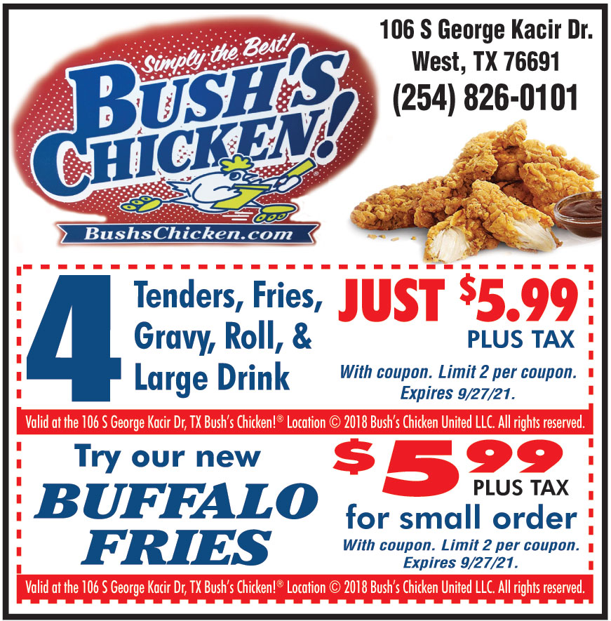 4 TENDERS, FRIES, GRAVY, ROLL, & LARGE DRINK JUST 5.99 PLUS TAX