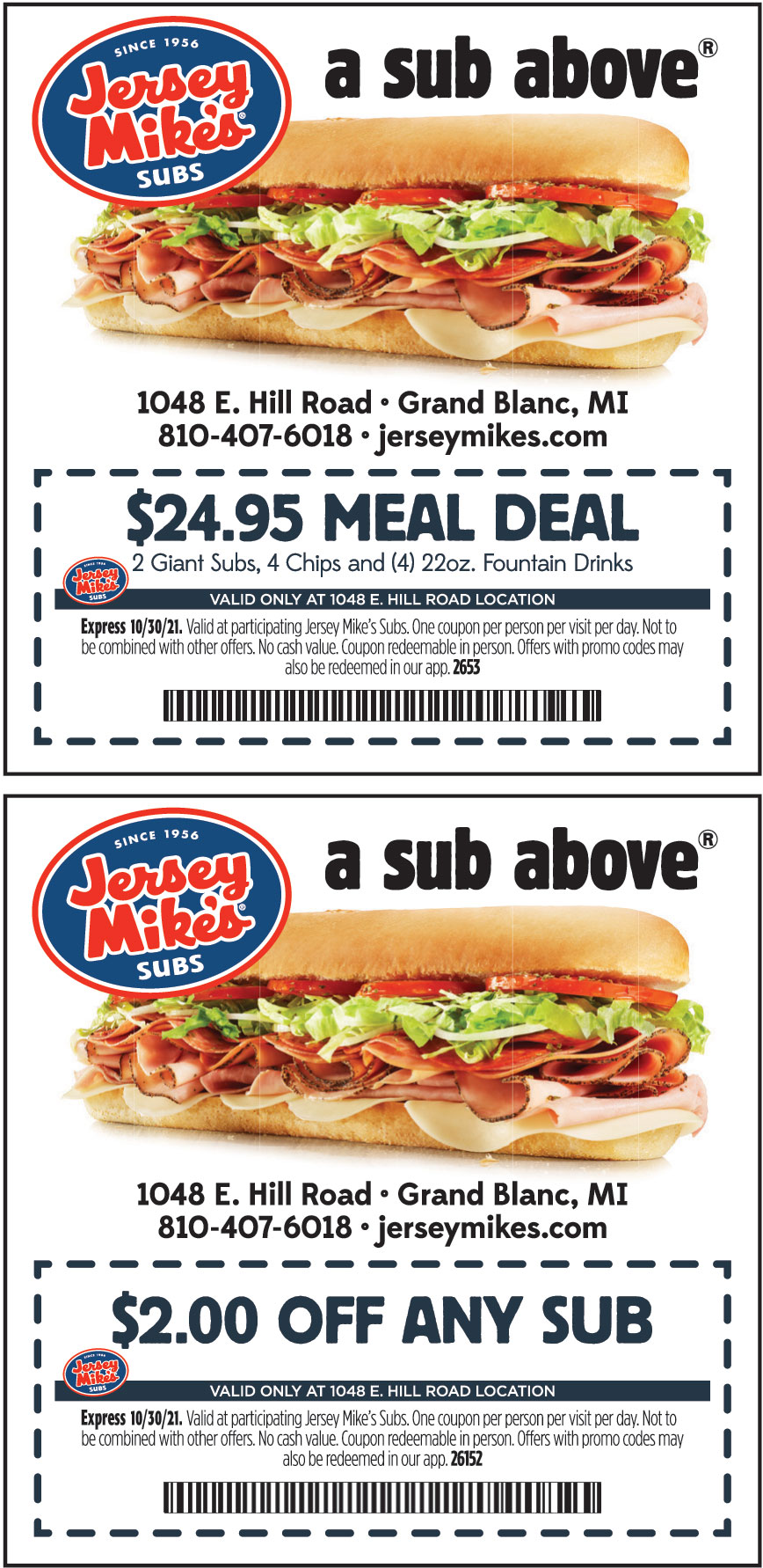 $2.00 OFF ON ANY SUB | Online Printable Coupons: USA Local Free Printable Shopping Coupons