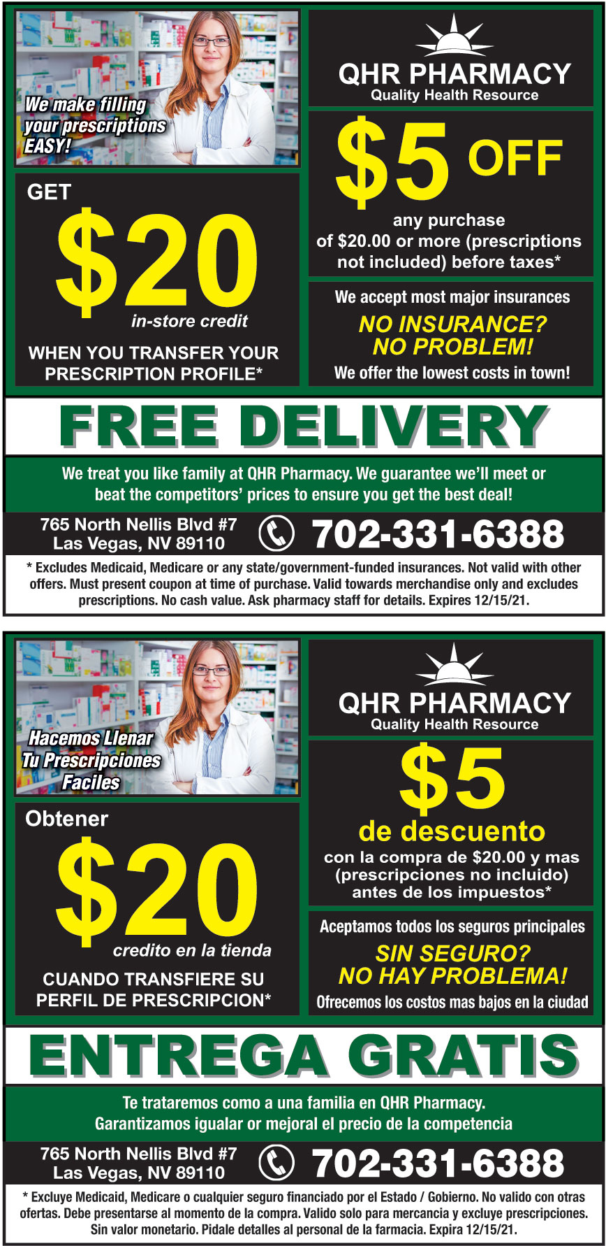 QHR PHARMACY