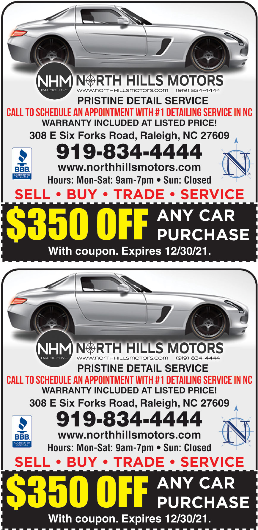 NORTH HILLS MOTORS
