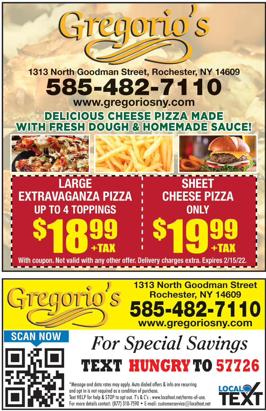 GREGORIOS PIZZA