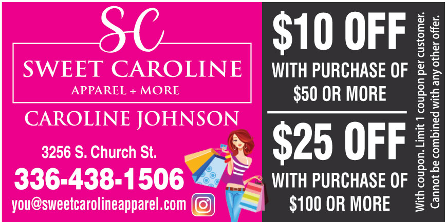 SWEET CAROLINE APPAREL