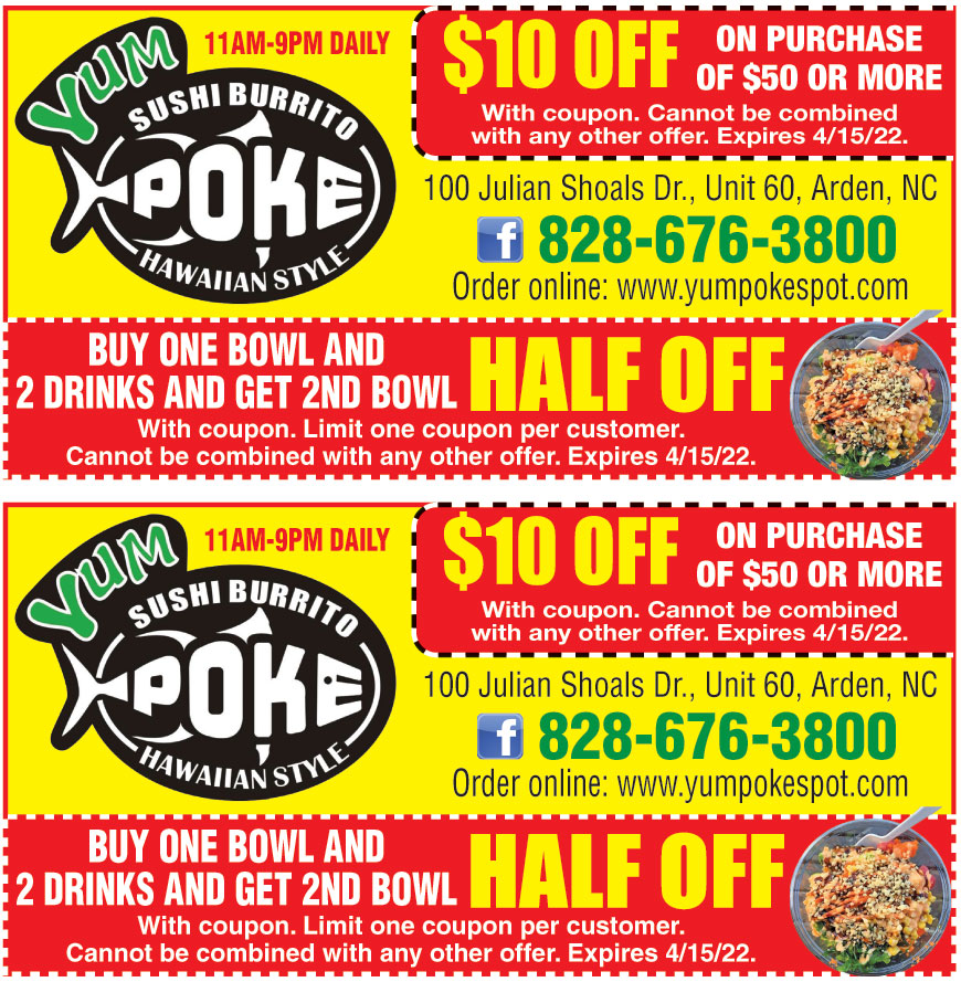 YUM POKE SUSHI BURRITO