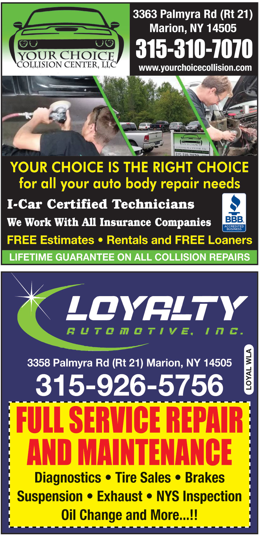 YOUR CHOICE COLLISION