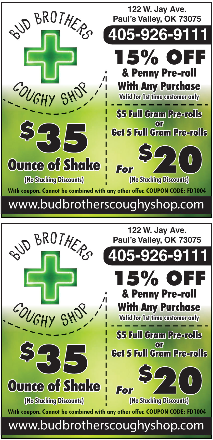 BUD BROTHERS COUGHY SHOP