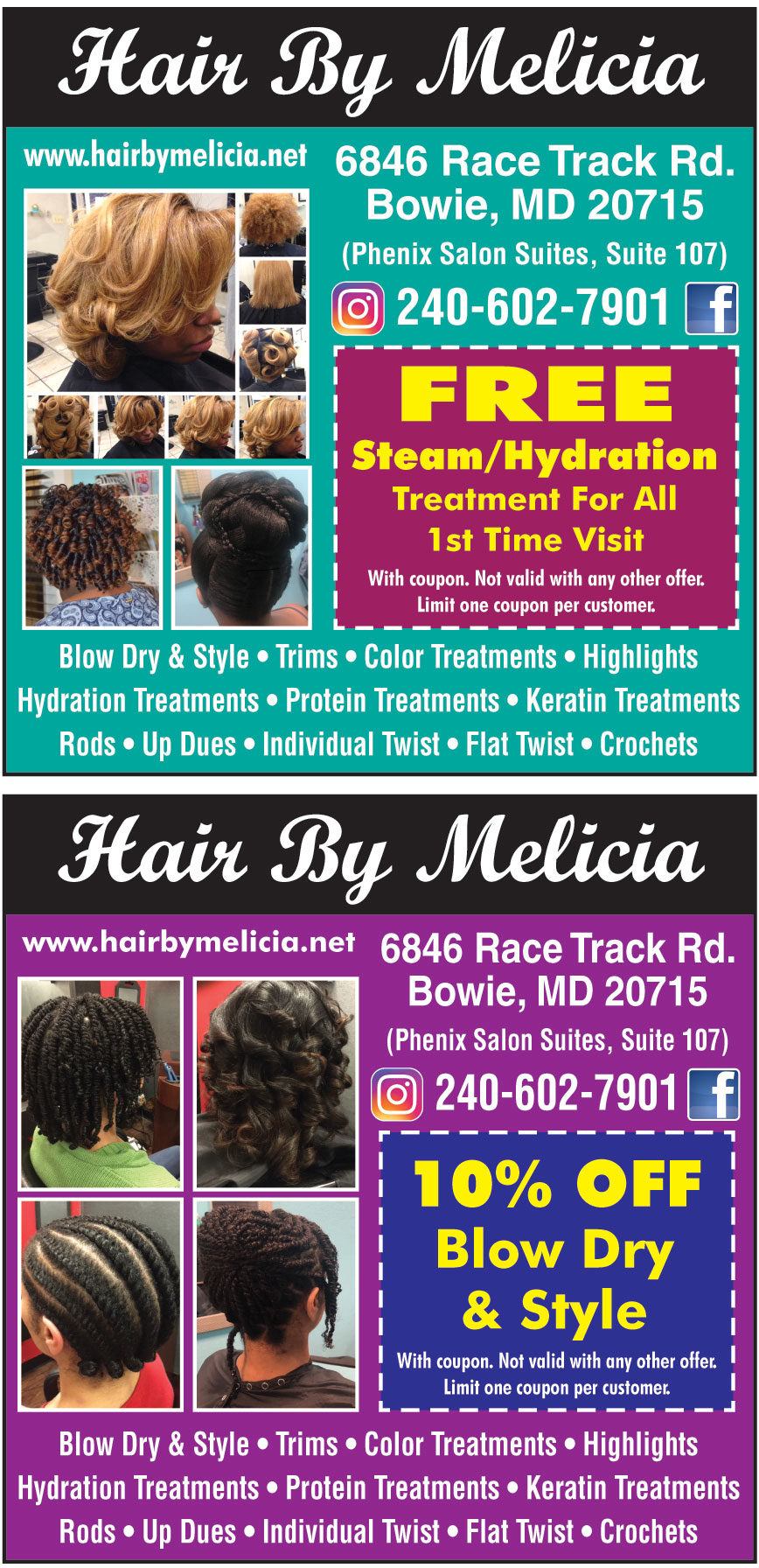 HAIR BY MELICIA