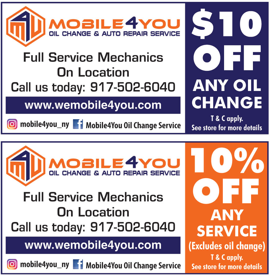 MOBILE4YOU OIL CHANGE