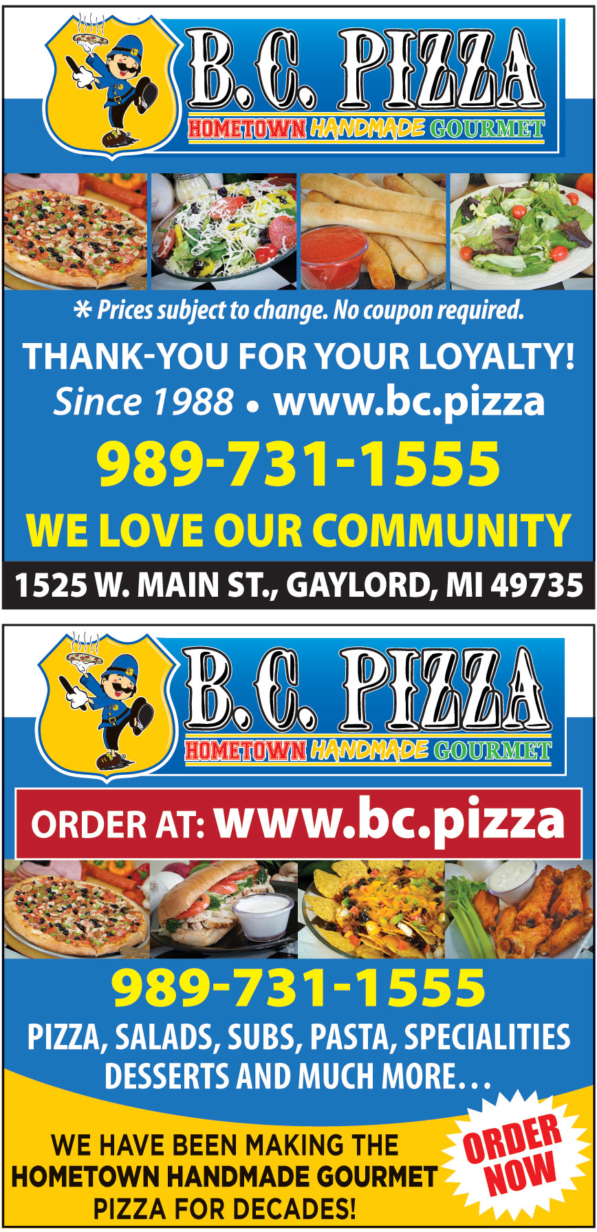 B C PIZZA OF GAYLORD