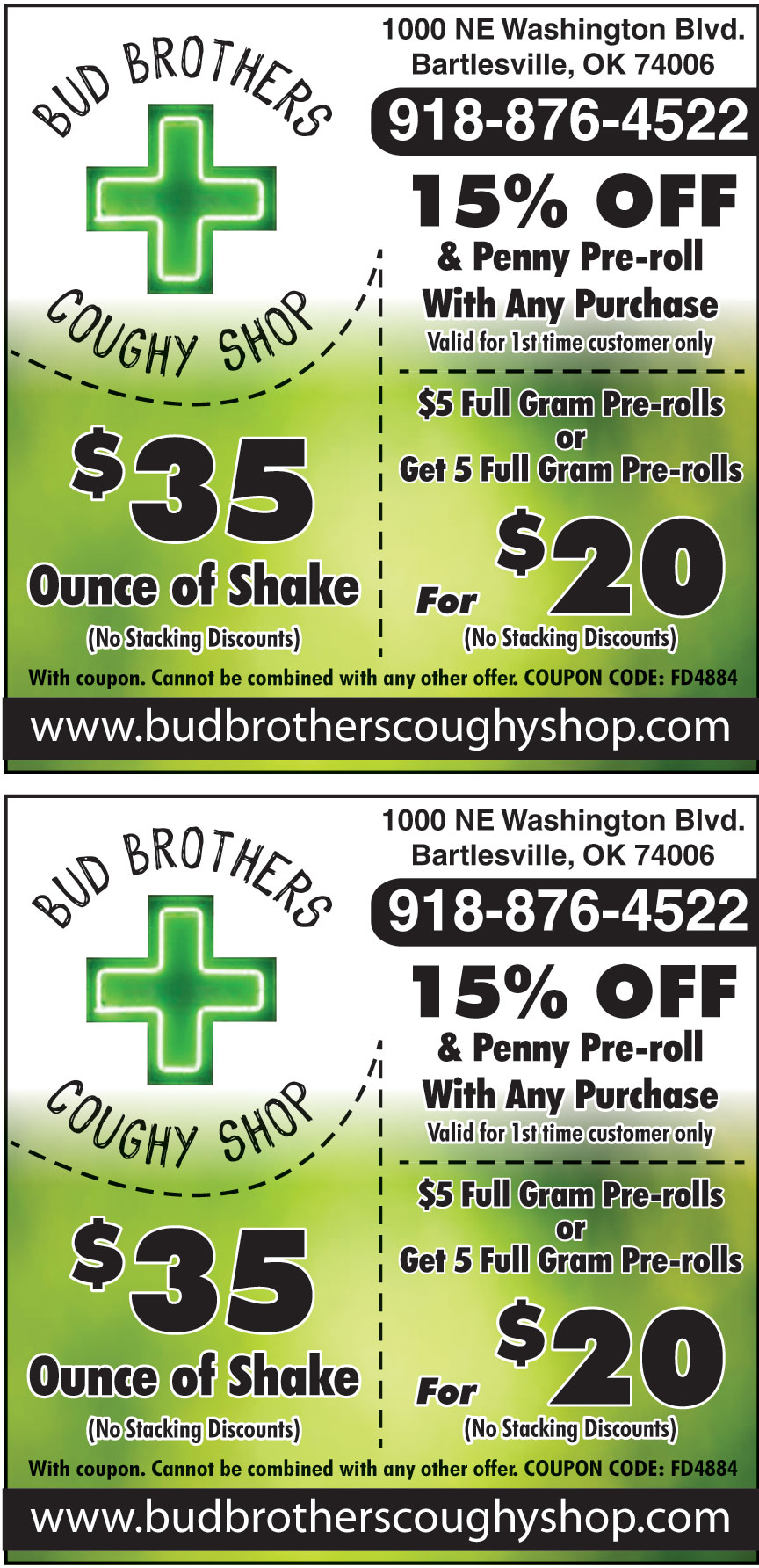 BUD BROTHERS COUGHY SHOP
