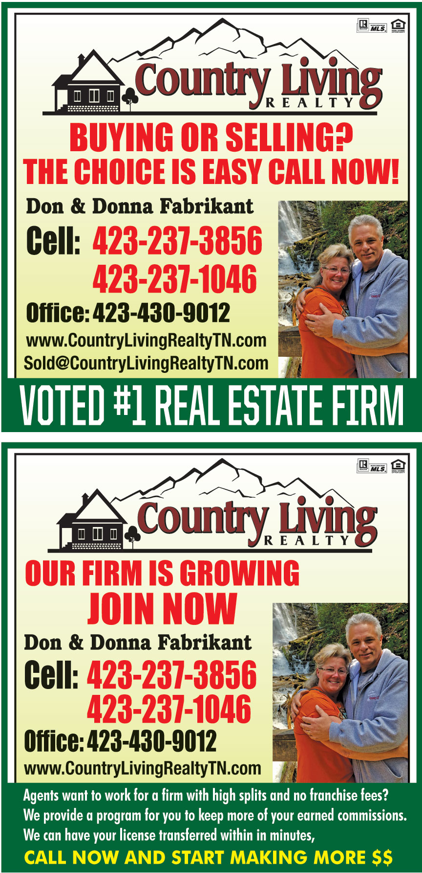 COUNTRY LIVING REALTY