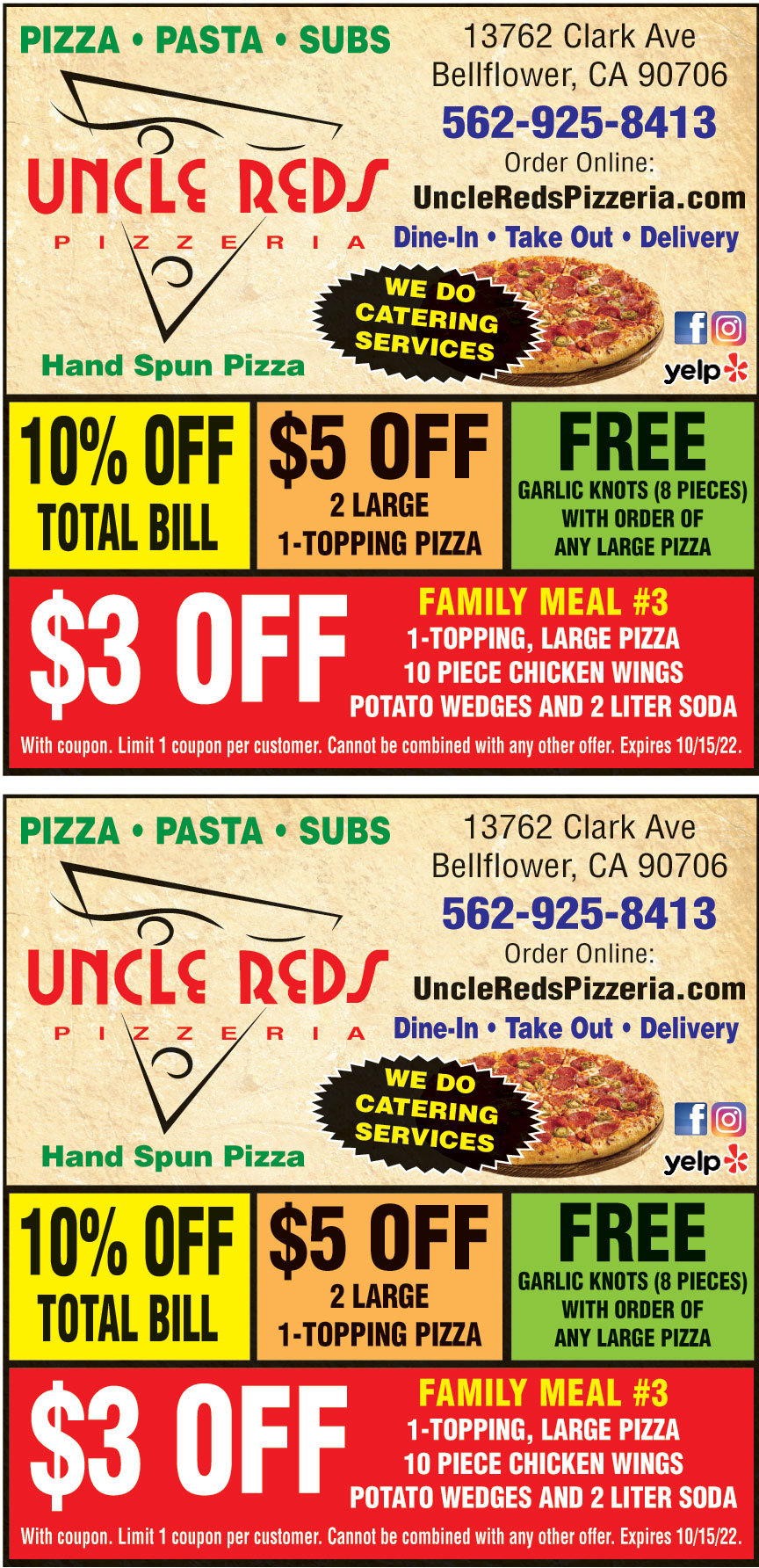 UNCLE REDS PIZZERIA