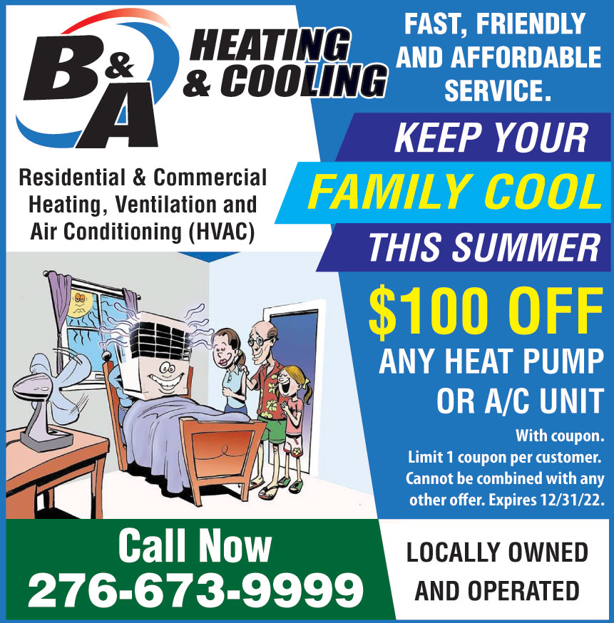 B AND A HEATING AND COOLI